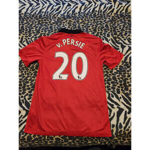 Manchester United 2013/2014 Van Persie Home Soccer Jersey Size M